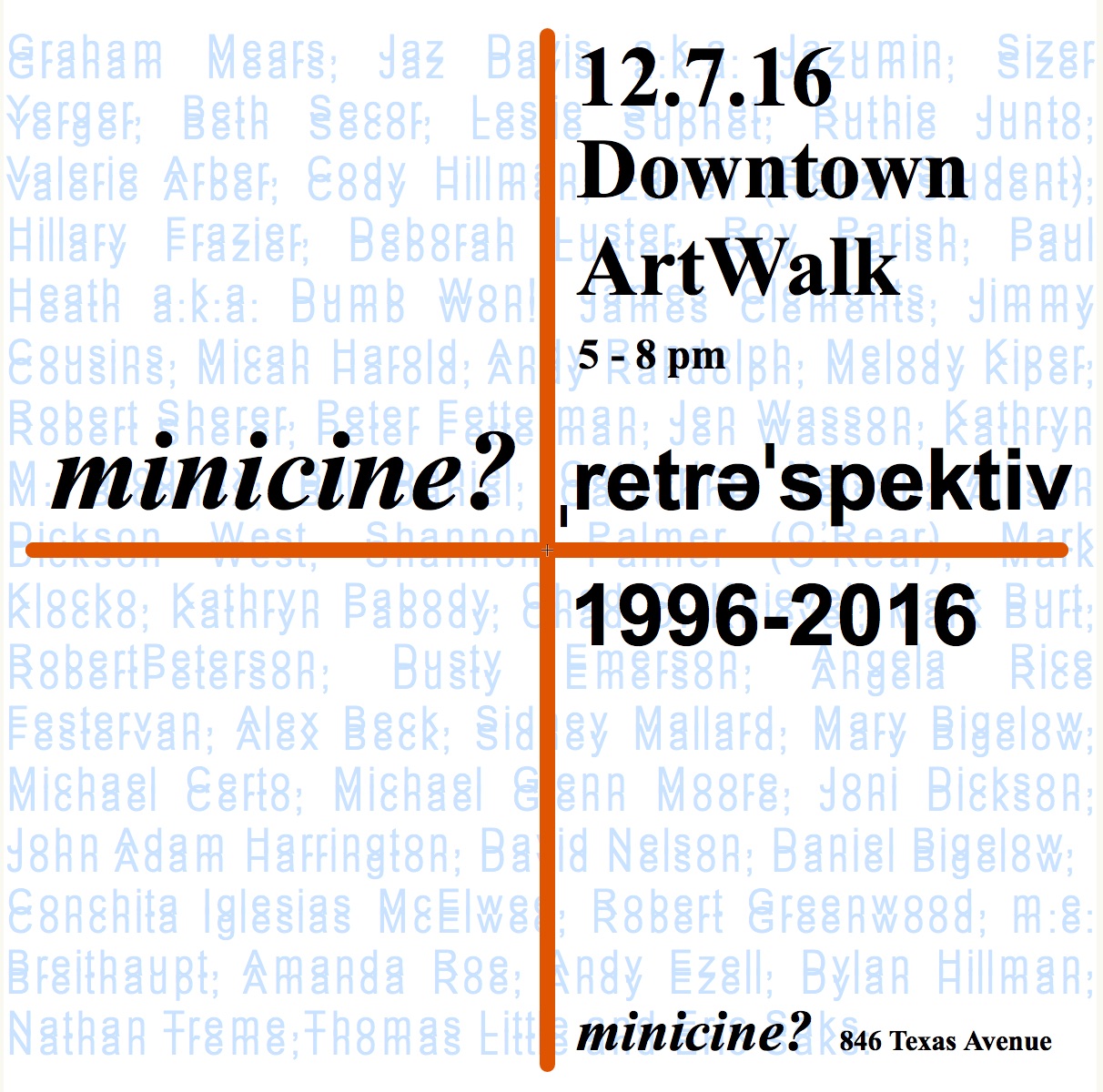 Flyer for minicine? retrəˈspektiv