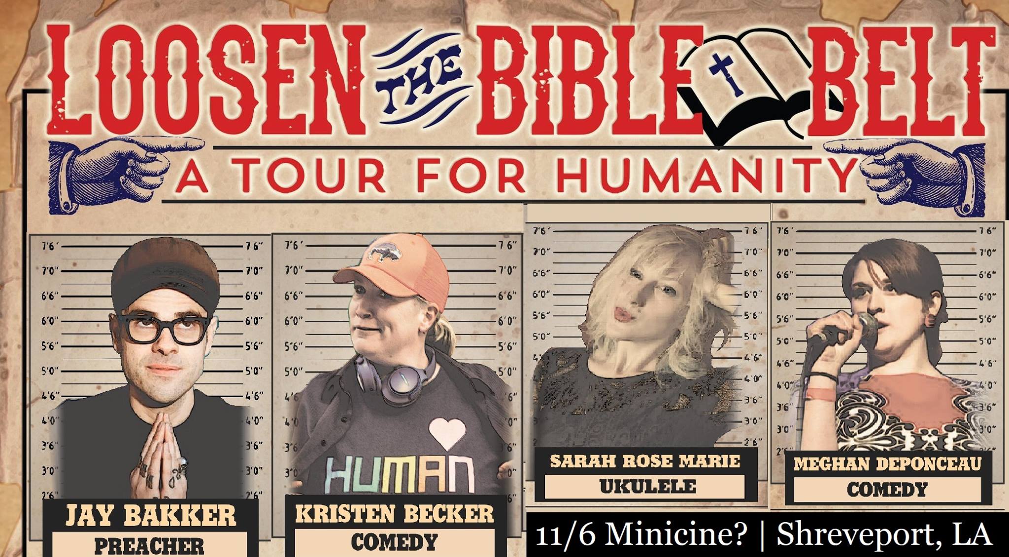 Loosen the Bible Belt, Jay Bakker, Kristen Becker, Meghan DePonceau, SarahRose Marie