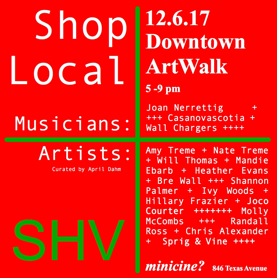 SHOP LOCAL: Downtown ArtWalk 12.6.17
