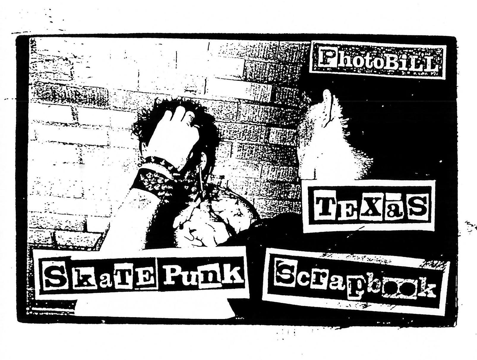 Texas Skate Punk Scrapbook flyer