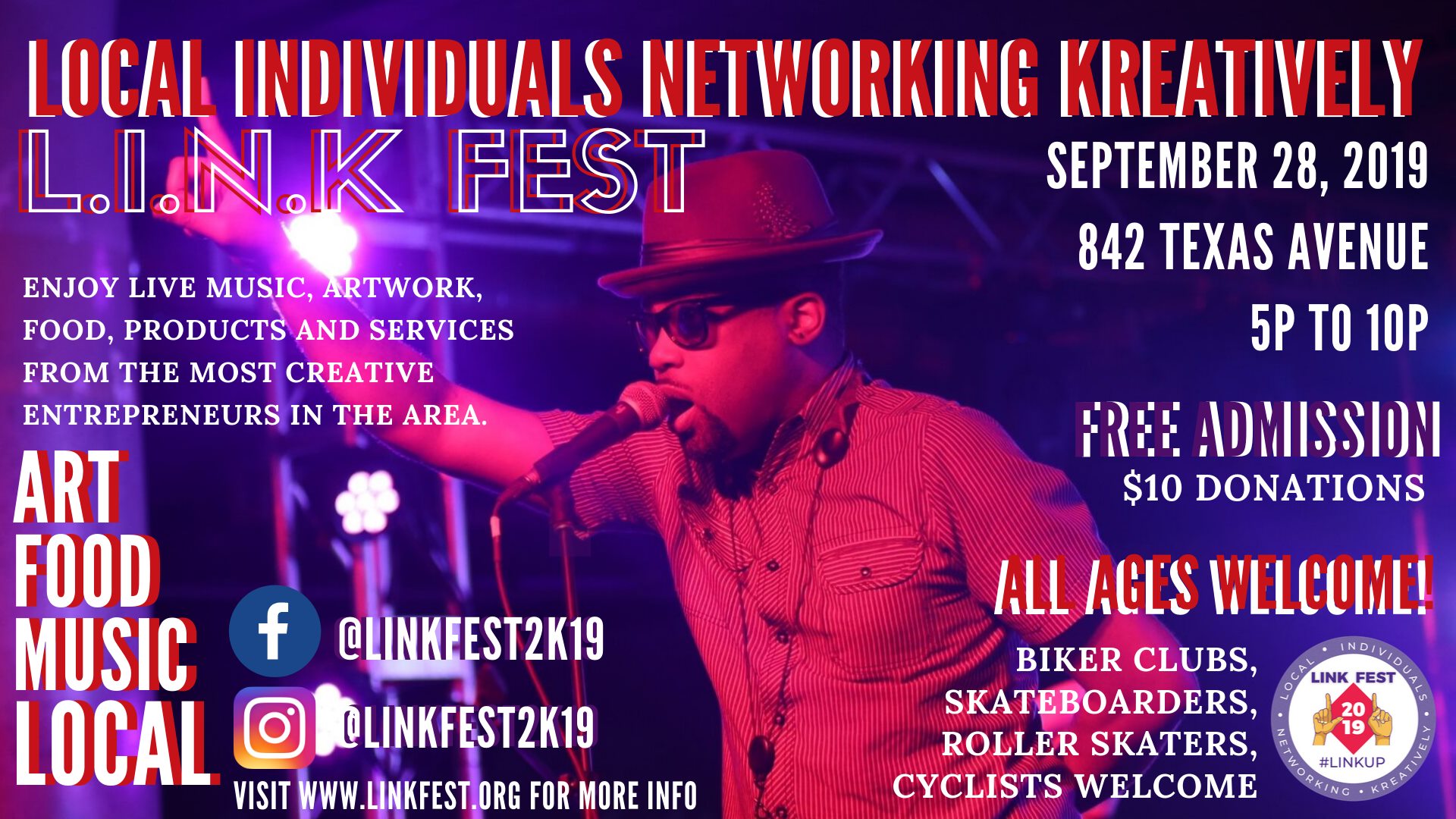 LINK FEST 2019 flyer