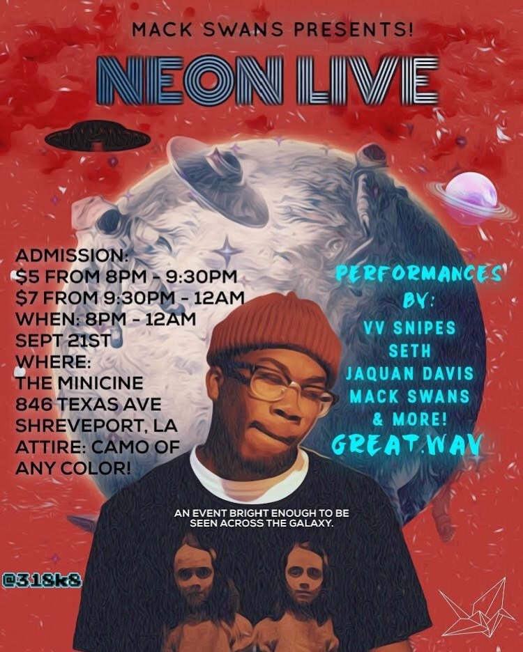 NEON LIVE flyer